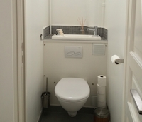 Wand-WC integriertes WiCi Bati Handwaschbecken - Herr P (FR - 92) - 3 auf 3 (nachher)